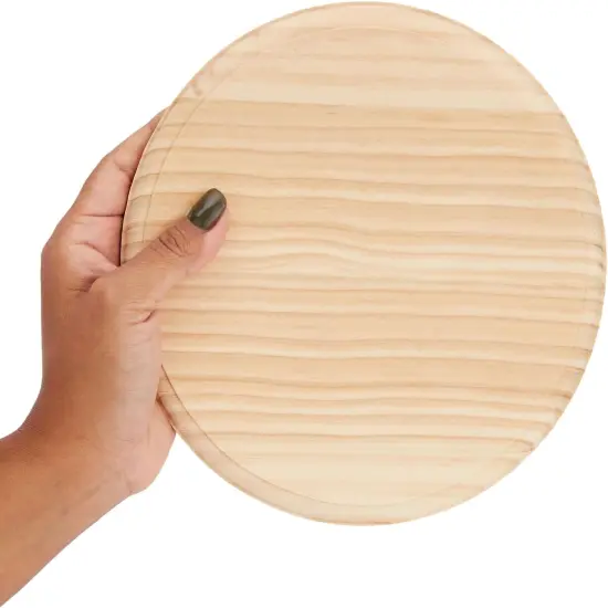 Unfinished Wood Round Plaques for DIY Crafts (2 Pack), 8 Inches {3}