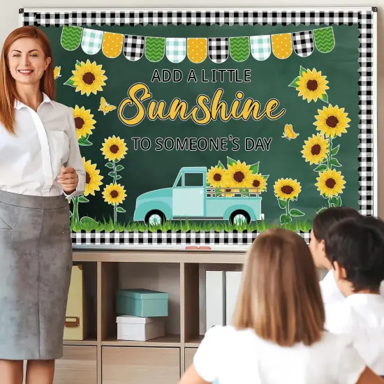 Sunflower Truck Classroom Bulletin Board {5}