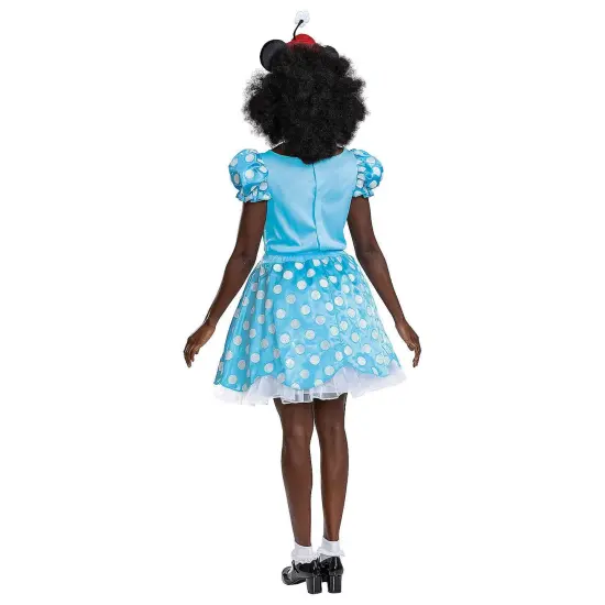 Womens Deluxe Vintage Minnie Mouse Costume with Headband Women&rsquo;s Medium Fits Sizes 8&ndash;10 {2}