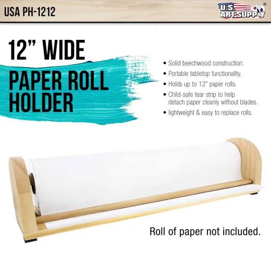 12 inch Wooden Tabletop Paper Holder & Dispenser {2}