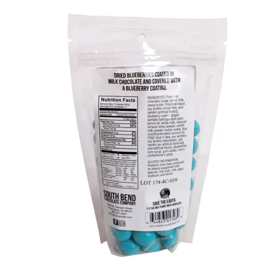 Lehman's Chocolate Candy Coated Fruits, Creamy Milk Chocolate and Dried Blueberries or Cherries, 8 oz Resealable Bag {3}