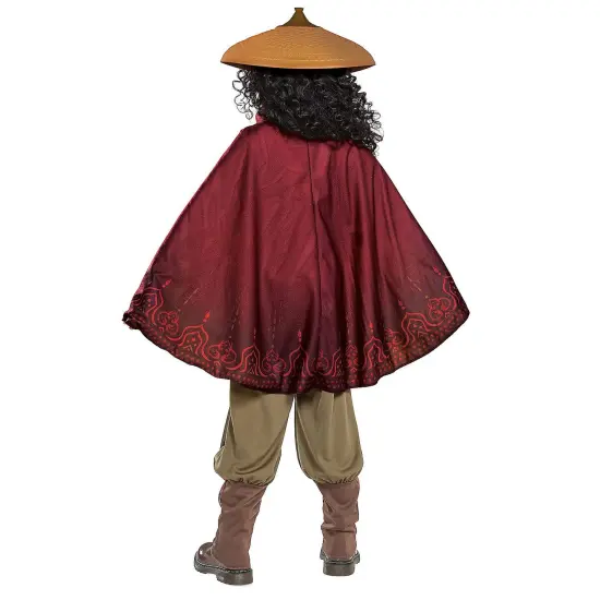 Deluxe Kids Disney Raya Warrior Costume Toddler Medium with Hat XS 3T-4T {2}