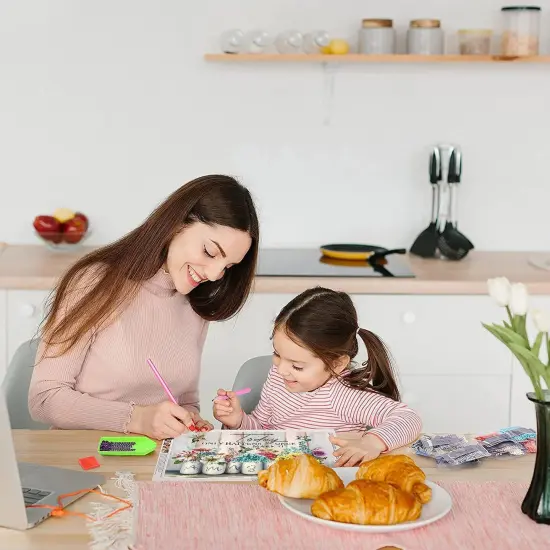 6 Pack Diamond Painting Kits for Adults - Diamond Art Packs Kits for Adults Beginner, DIY Full Drill Diamond Dots Paintings with Diamonds Sets Gem Art and Crafts for Adults Wall Decor 11.8x15.7inch {3}