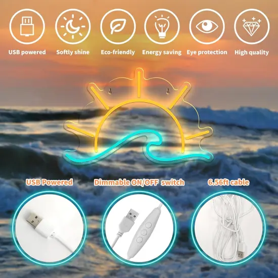 Summer Tropical Fiber Optic LED Flower Centerpieces (Set of 12) &ndash; Light Up Table Decorations for Summer Parties, Luau, and Poolside Events {2}