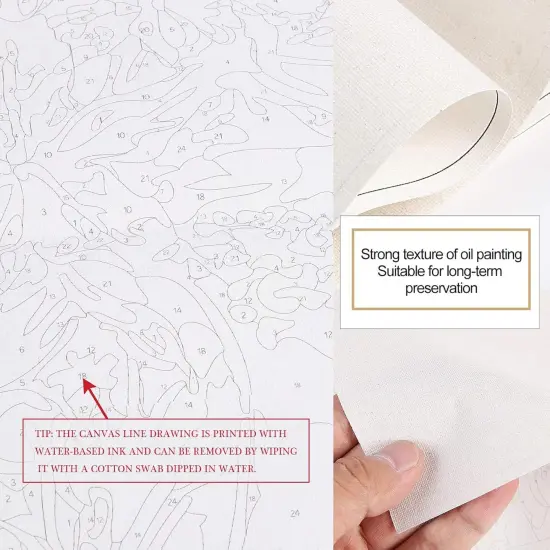 Paint by Number for Adults, 16" x 20" Flowers Acrylic Paints by Numbers for Adults Beginner Kids Color Painting by Numbers on Canvas with 3 Brushes Daisy Paint by Numbers for Kids Ages 8-12 {5}