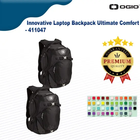 OGIO&reg; Innovative Laptop Backpack Ultimate Comfort Black {2}