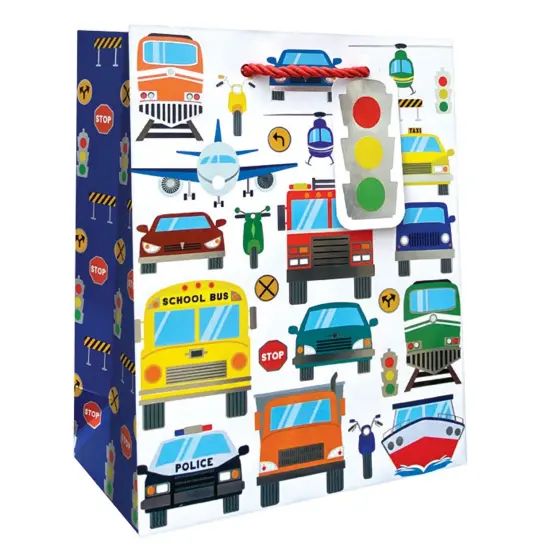 Pack/6: Traffic Jam Gift Bag - 8 x 4 x 10" {1}