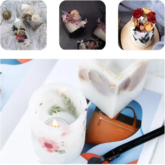 3 Packs Real Natural Dried Flowers for Making Mobile Phone Case Candle Handmade Crafts Epoxy Resin Pendant Necklace Jewelry DIY Accessories {4}