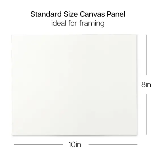 KINGART&reg; Canvas Panels 8" x 10", 14 pc {2}