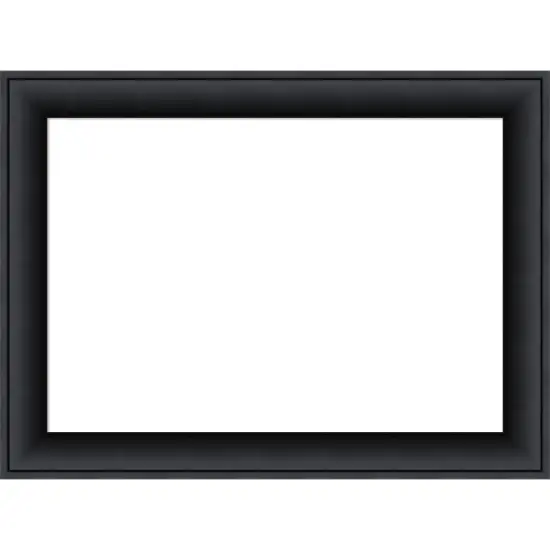 Nero Black Framed Dry Erase Magnetic Board {1}