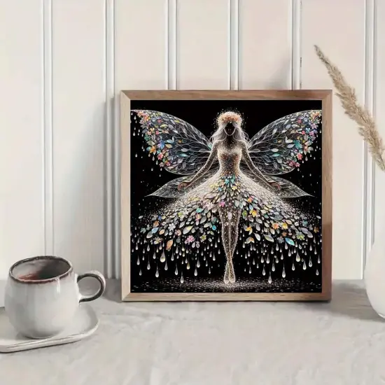 Diamond Painting Kits for Adults,Colourful Angel Wings Fairy Diamond Art Kits for Adults {3}