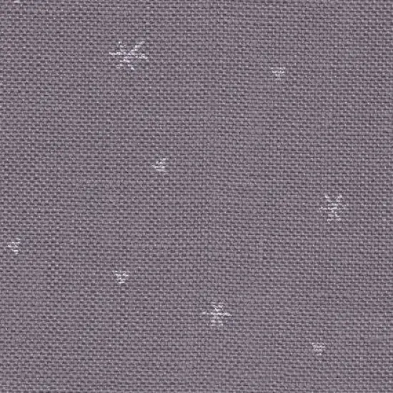 Precut Zweigart Belfast Sparkle 32 count Dark Grey/ Printed Metallic Silver {2}