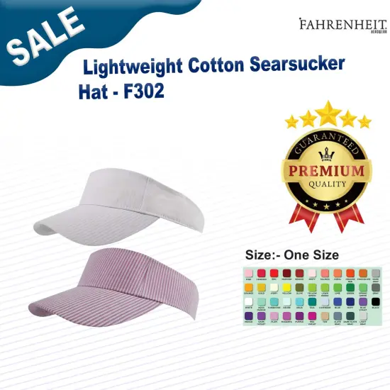 Fahrenheit&reg; Lightweight Cotton Searsucker Hat WHITE/ WHITE {2}