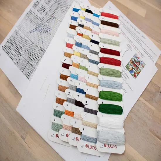 Blissful Bird Feeder B2417L Counted Cross-Stitch Kit {4}