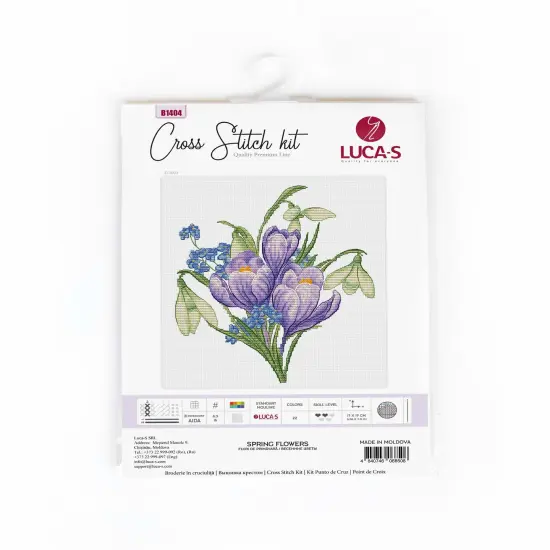 Spring Flowers B1404L Counted Cross-Stitch Kit {2}