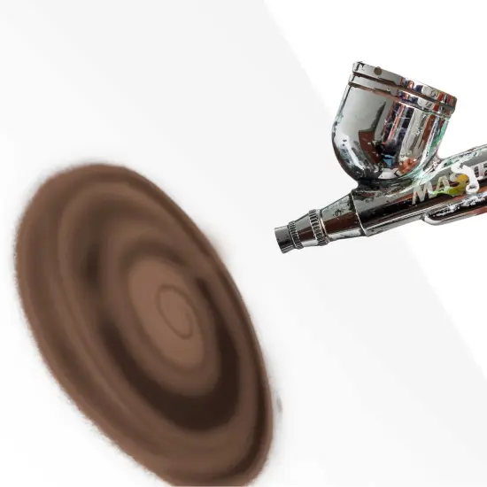 Brown Airbrush Face & Body Water Based Paint for Kids, 8 oz. {3}