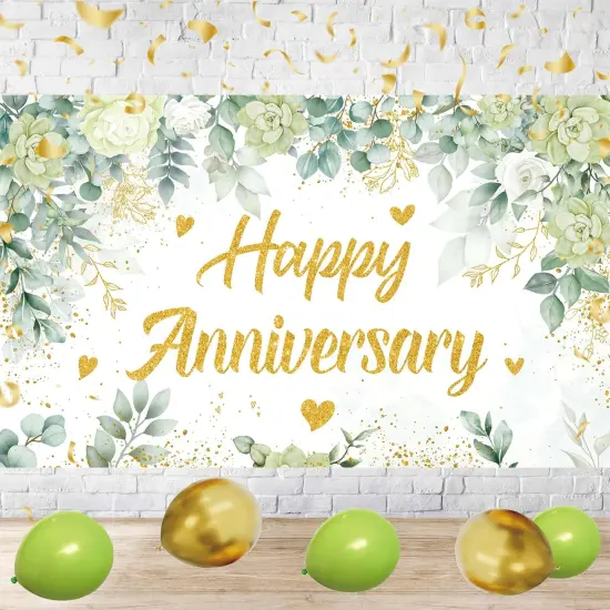 Sage Green Wedding Backdrop 71x43in - Cheers to Marriage Party Decor,71x43in {4}