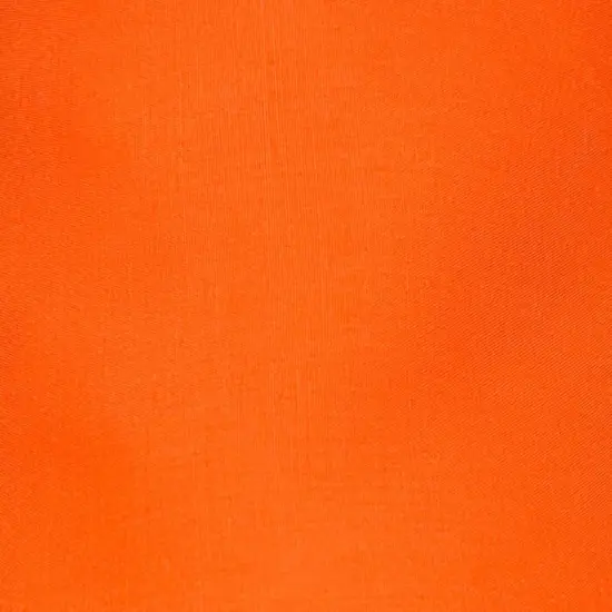 1 Yard Solid Poly Cotton Fabric Soft Lightweight Plain Cloth Material 45 Inch Width Orange {1}