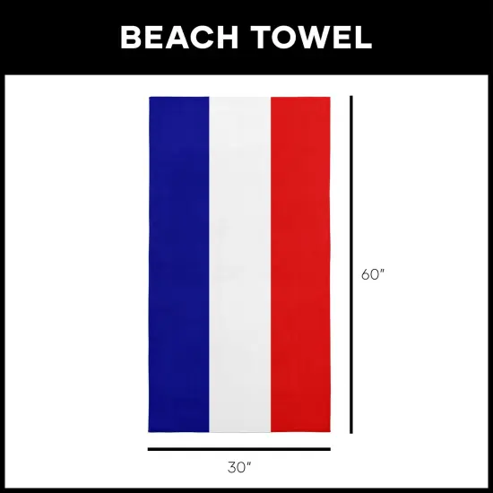 Country Flag Beach Towel France {5}