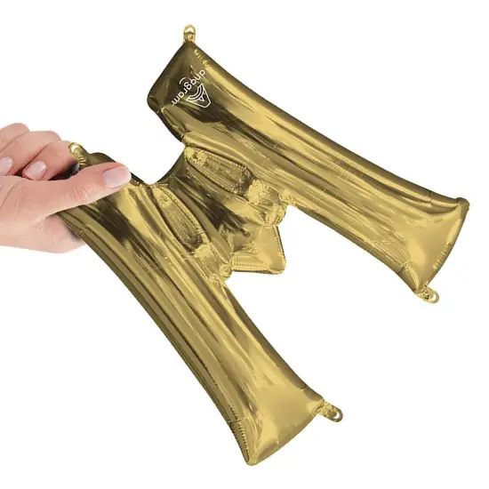 Anagram&reg; 16 Inch Letter W White Gold Air Fill Only {4}