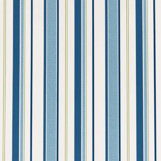 Blueberry - Blue Stripe Upholstery Fabric 54 Inches" {1}