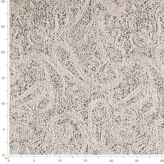 Paisley Navy - Blue Paisley Upholstery Fabric 54 Inches" {3}