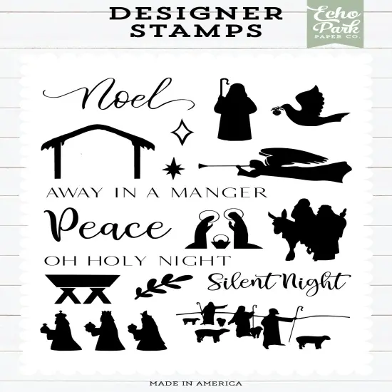 Echo Park Designer Stamp Set-Christmas Nativity {1}