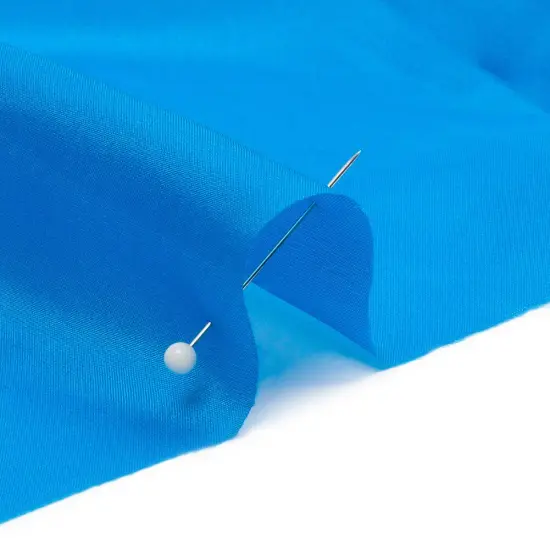 1 Yard Directoire Blue China Silk Habotai Lightweight Smooth Draping Fabric 44 Inches Width {2}