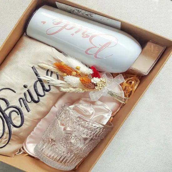 Mini Dried Flowert Set (Pack of 6), Orange Small Bouquet, Pampas Small Bouquet {6}