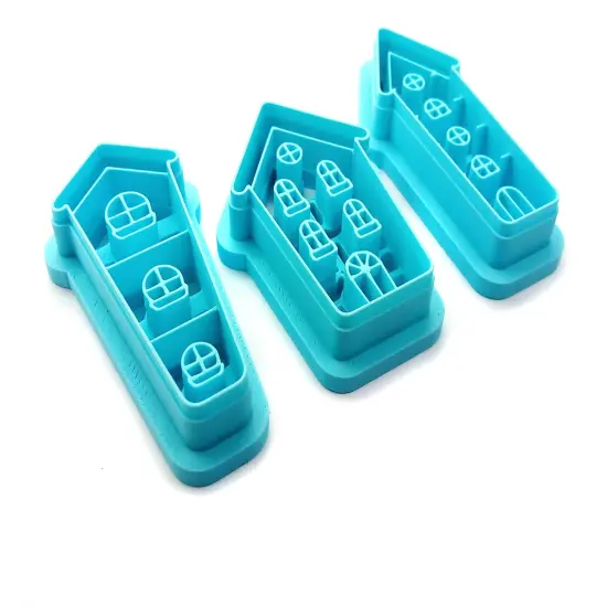 Birdhouse or Gingerbread House Clay Cutters, Set of 3 Styles, Adorabilities {3}