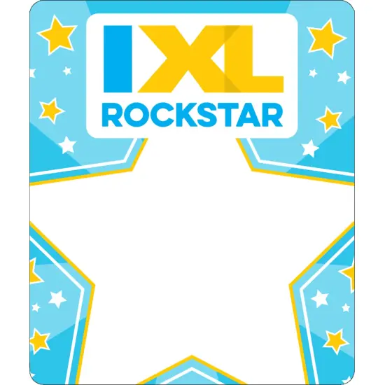 IXL 24 Rockstar Badges, Gold Star Stickers for Kids Awards, Classroom Prizes, Reward Chart, Crafts, Scrapbooking, Planner, Motivational School Supplies {1}