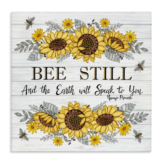 Stupell Industries Earth Will Speak To You Canvas Wall Art Design by Deb Strain {1}