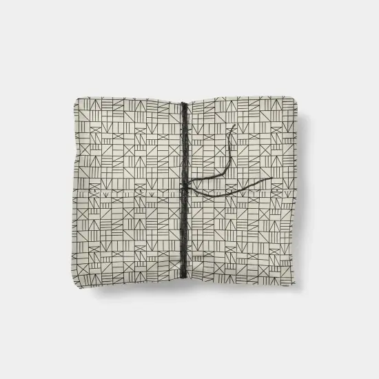Minimal Ethnic Geo Grid Gift Wrap {1}