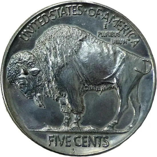 Jumbo 3" Indian Head Buffalo Nickel Fake Play Coin {2}
