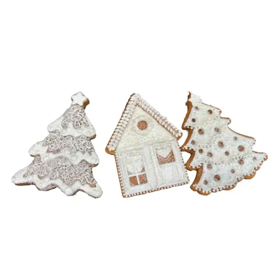 4" Gingerbread Christmas Hanging Ornament &ndash; Sweet Holiday Tree Decoration {1}