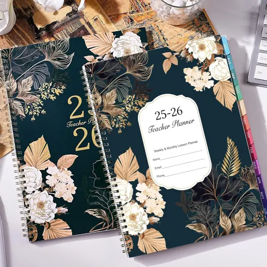 2025-2026 Teacher Planner - Gold-Black {2}