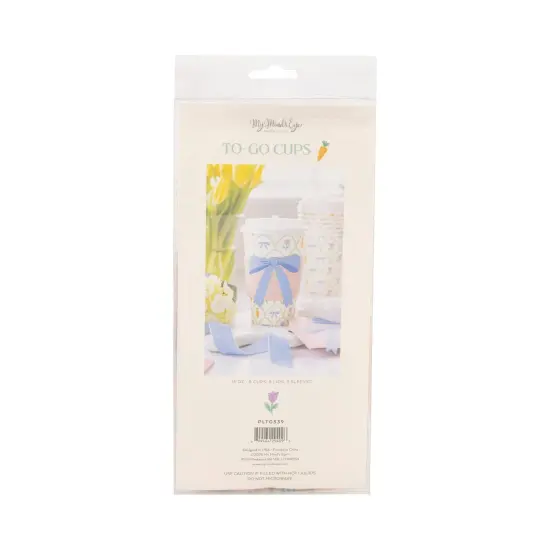 EASTER SCALLOP COFFEE CUPS {4}