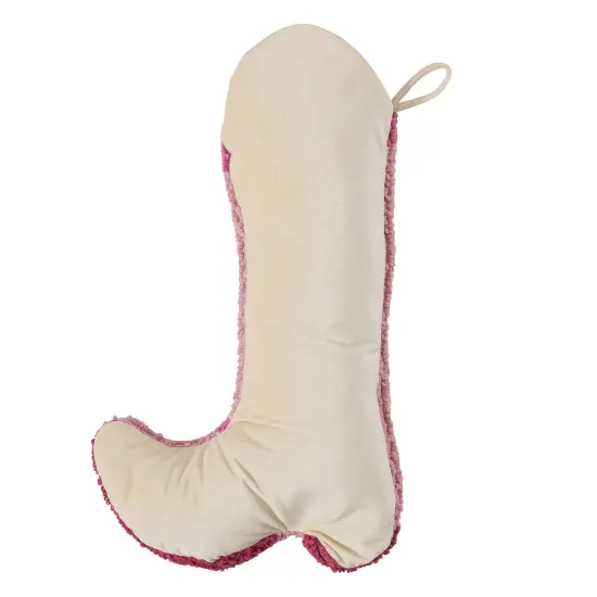 PINK COWGIRL BOOT HOOK STOCKING {3}