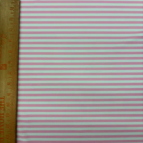 1 Yard Baby Pink Quarter Inch Striped Spandex Fabric for Leggings and Dancewear 58/60 Inches Wide {3}
