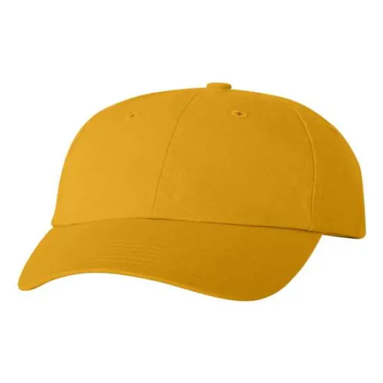 Valucap&reg; Adult Bio Washed Classic Dad Hat Gold {1}