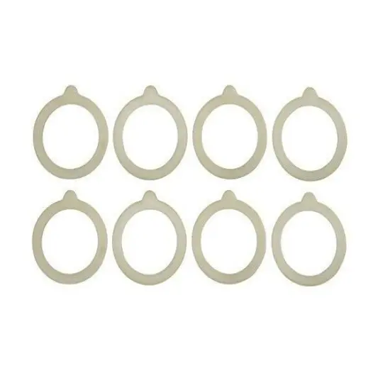 HIC Silicone Canning Jar Replacement Gasket Rings - 8 pack {1}