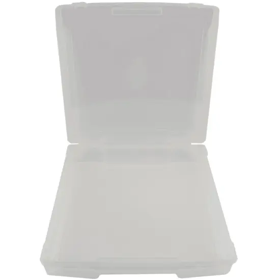 Pioneer Plastics MSB01C Clear Scrapbook Storage Supplies Container, 13.75" W x 13" D x 2.875" H {3}