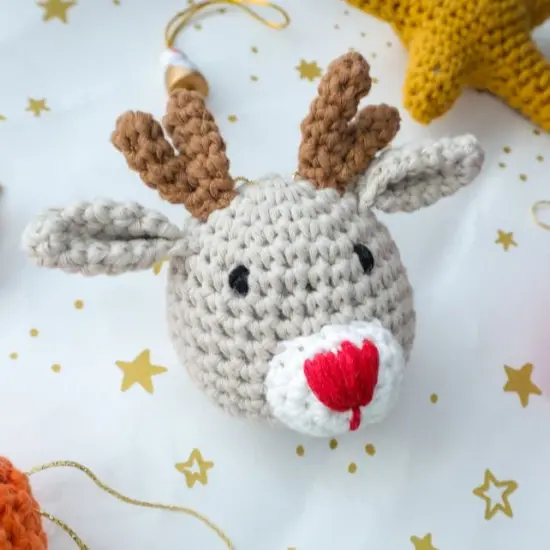 DIY Crochet Kit Christmas Balls PAK260 {3}