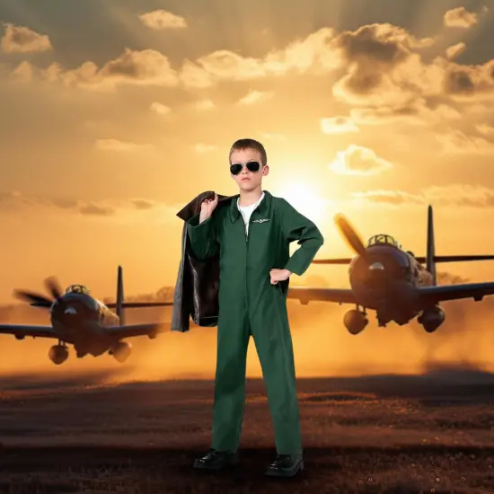 Air Force Child Costume Jumpsuit {4}