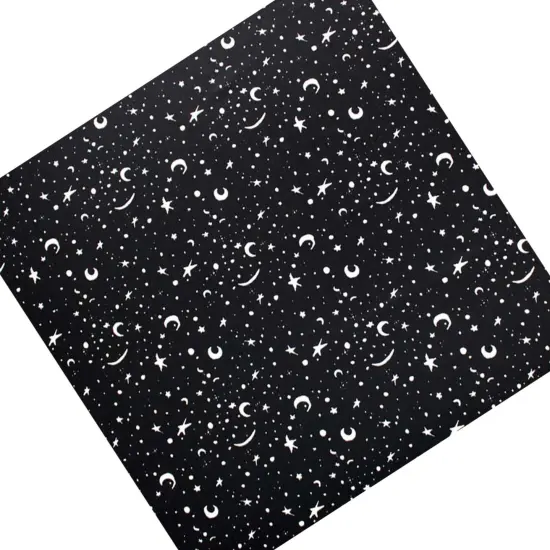 Stars Moons Printed Spandex {4}