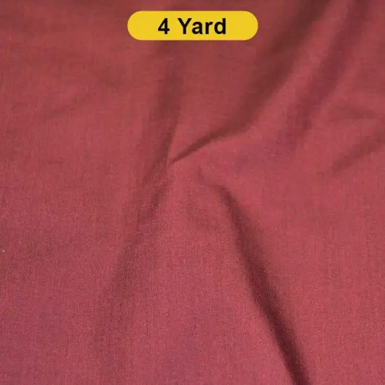 Polyester Cotton Broadcloth Fabric 60" Wide Multiple Colors Burgundy {1}