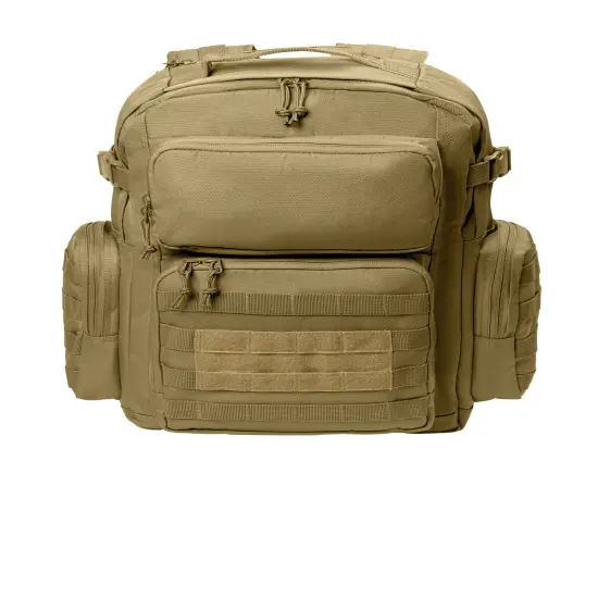 CornerStone&reg; Tactical Backpack with Laptop Sleeve and Patch Loop Panel Coyote Brown {1}