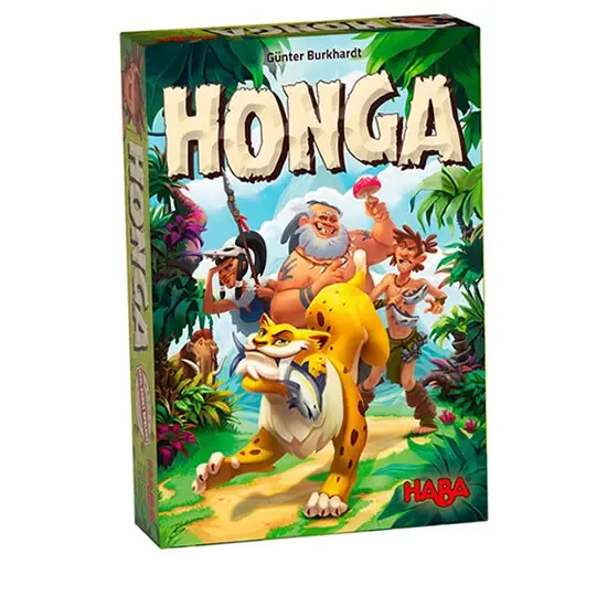 HABA Honga - Board Games for Kids 8-12, Exciting Strategy and Resource Management Family Games, Made in Germany Multicolor {1}