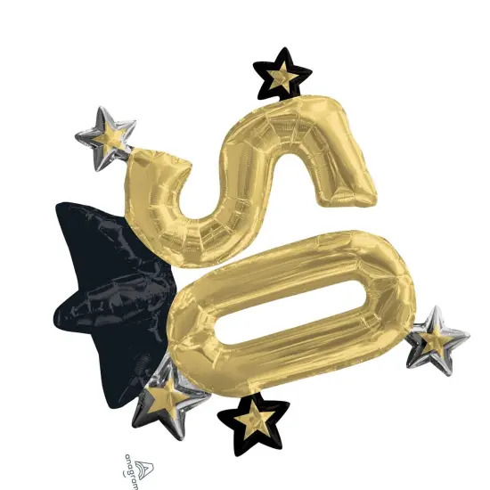 Celebrate 50 Upright Foil Balloon 21 Inch Air Fill Only {5}