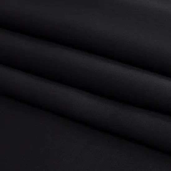 1 Yard Black Silk Charmeuse Fabric Premium Collection 44 inch Width {1}